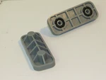 Midea Dishwasher MDT24H3AST: Guide Rail Backing Set (12176000003492) (P7950). Fixed Price $14.99.