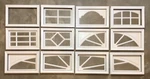 White Amarr Garage Door Window Kit Short Panel Frame Insert Grill Glass Options. Fixed Price $89.99.