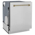 24" Zline Autograph Top Control Dishwasher Stainless Racks DWMTZ-304-24-CB. Fixed Price $1649.99.