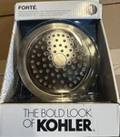 Kohler R10282-G-BN 1.8 Gpm Brushed Nickel Forte Single-function Showerhead. Fixed Price $33.99.